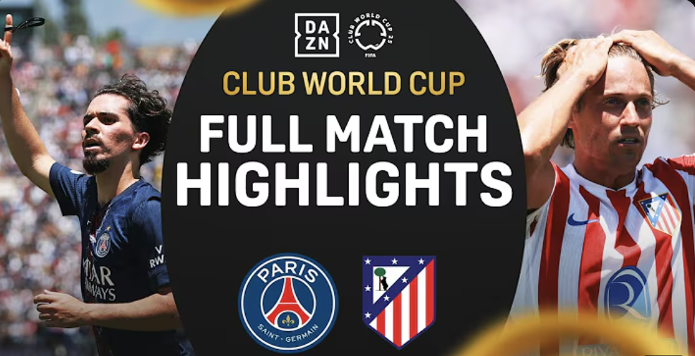 巴黎聖日耳曼強勢擊敗馬德里競技，4-0完勝——FIFA俱樂部世界盃賽事分析
