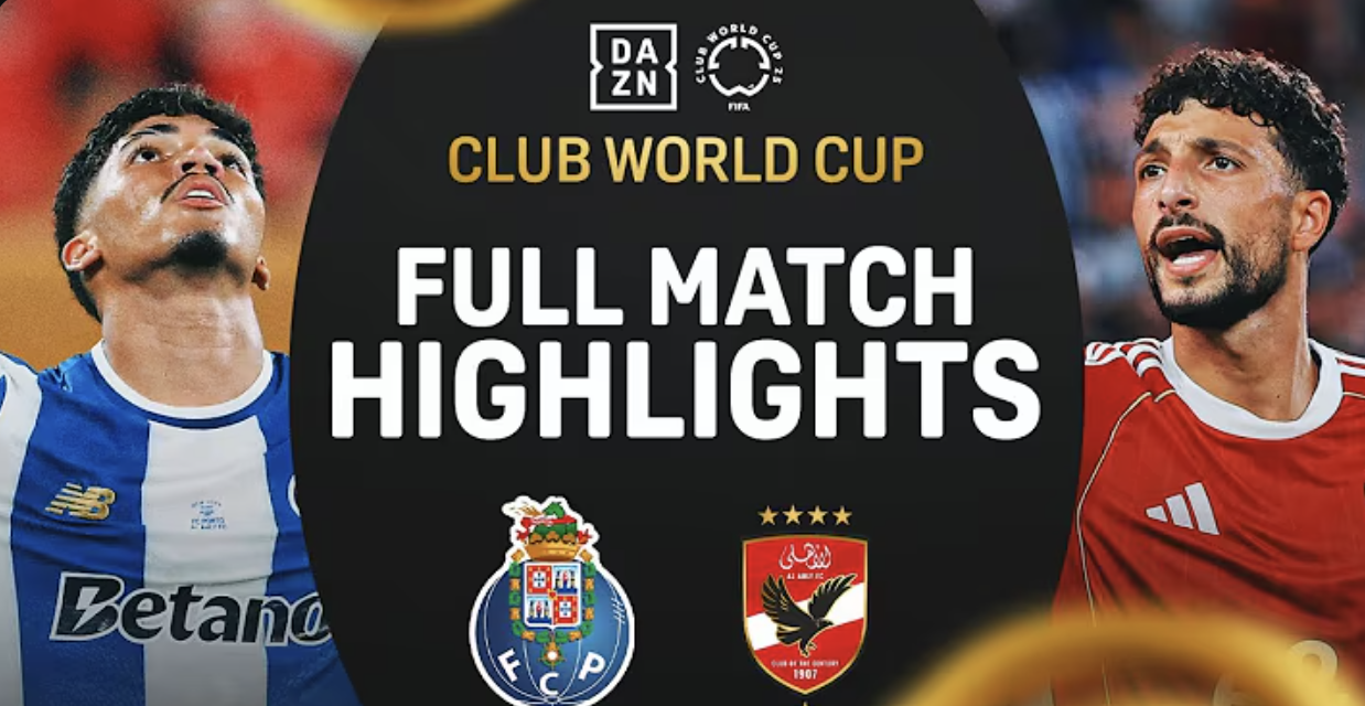 Al Ahly 與波圖精彩對決，合力踢進 8 球！| 2025 國際足協俱樂部世界盃精彩賽事回顧