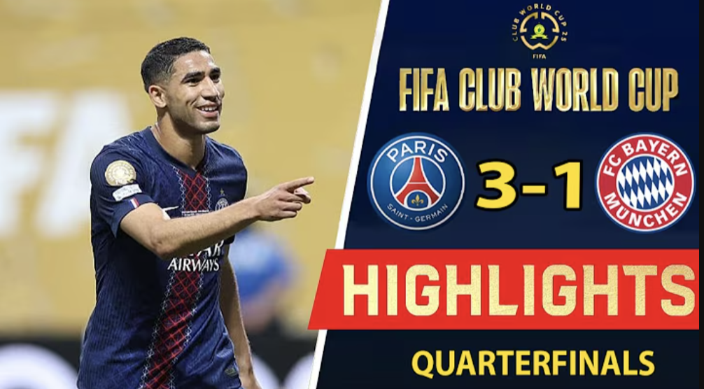 PSG vs 拜仁慕尼黑 3-1 精華與全場進球回顧｜2025年國際足總世界冠軍球會盃深入分析