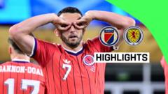 cover-7846-1781411961jpg - 實發體育 Soccer player in a red jersey forming goggles with his hands during a highlights thumbnail, with league logos and a highlights banner nearby.